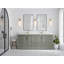 Ensemble de meuble-lavabo double 84 po Esin-78600250