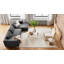 Geometric Hand Tufted Wool Area Rug in Taupe/Ivory-303806220