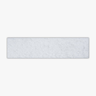 Turkish Carrara Stria 6x24 Marble Wall Tile