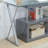 Evee Glass Top Metal Base Executive Desk