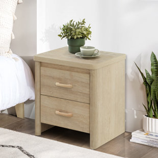 48cm W Manufactured Wood Bedside Table