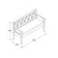 Banc de rangement à couvercle rabattable Ogburn-23030033