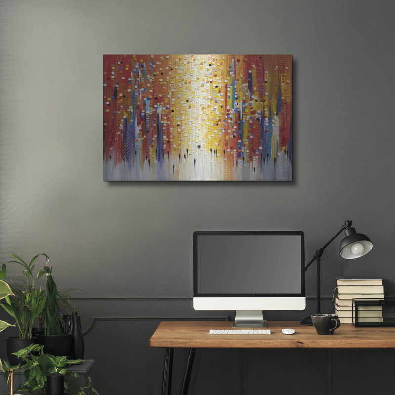 Art mural en métal Brayden Studio® «Sunset Sky» par Ekaterina Ermilkina, H 24 po x l 36 po
