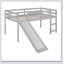 Lit mezzanine avec glissade, conception multifonctionnelle-1061139399