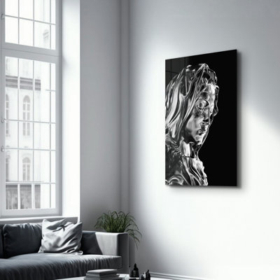 Peinture décorative en verre trempé