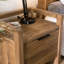 Casiano 55cm W Solid Wood Bedside Table