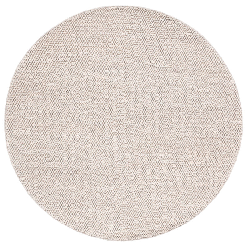 Tapis naturel gris / ivoire Danie, Rond 4 pi