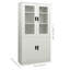 Armoire de classement avec rangement et portes en acier-2079944248
