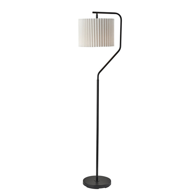 Lampe sur pied traditionnelle 60 po Bedivere, Noir