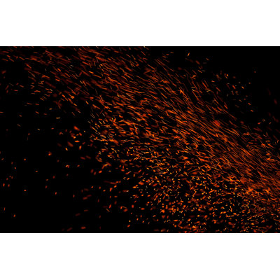Étincelles de feu isolées par Sankai