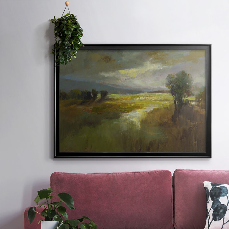 Toile tendue avec châssis The Way Home, Noir, H 14 po x l 20 po x P 1,5 po