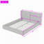 Grand lit plateforme tapissier Modern-133475073