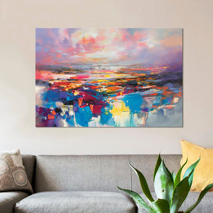 «Quantum Gravity», reproduction sur toile, H 12 po x l 18 po x P 1,5 po, Pas de tapis, Toile tendue