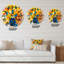 A Vibrant Flower Bouquet Wall Clock-60187375