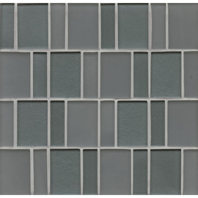 Manhattan Random Sized Glass Mosaic Wall Tile