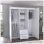 Armoire Bariloche, rangement multi-sections avec tringles de suspension, tablettes et 2 tiroirs-1041581158