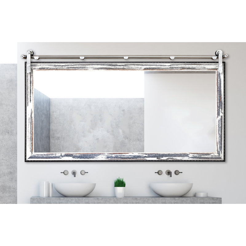 Neace Wood Flat Mirror, 30.5" x 59.5"