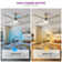 Ebern Designs 52”Modern Ceiling Fan With Light And Remote Control