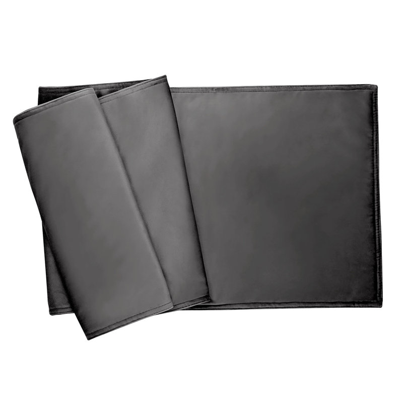 Callao Table Runner, Charcoal Velvet