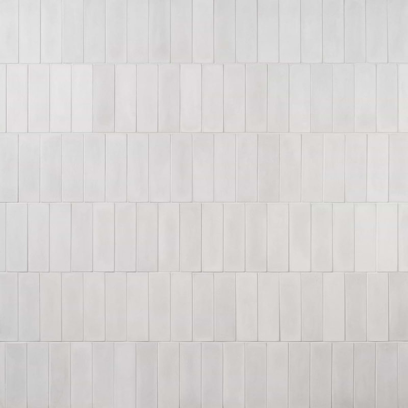Color One 2x8 Matte Cement Tile, Mist Gray