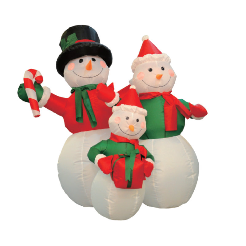 Bonhomme de neige avec lumières disco Idona, Famille de bonshommes de neige