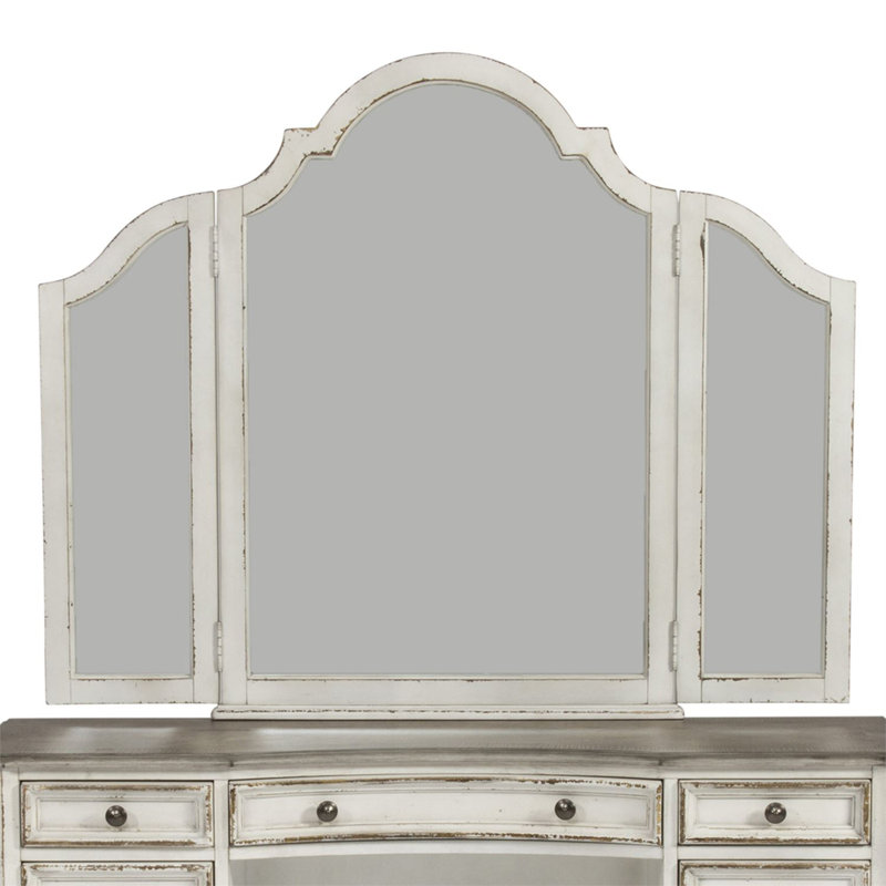 Colchester Solid Wood Arch Wall Mirror