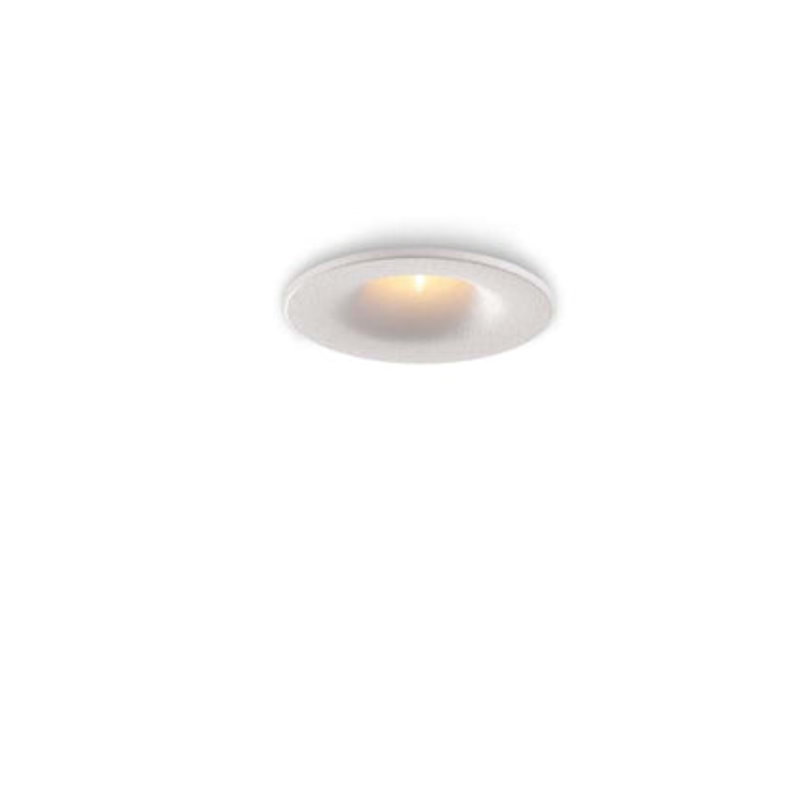 3 Watt LED Chrome Flush Recessed Downlight, White
