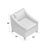 Carlton Teak Patio Chair with Sunbrella Cushions