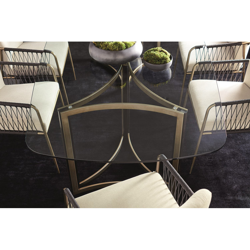 Modern Remix Glass Dining Table