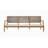 Chesapeake 82'' Teak Outdoor Patio Sofa with Sunbrella® Cushions