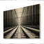 Train Minimalist Traces I sur bois-957443204