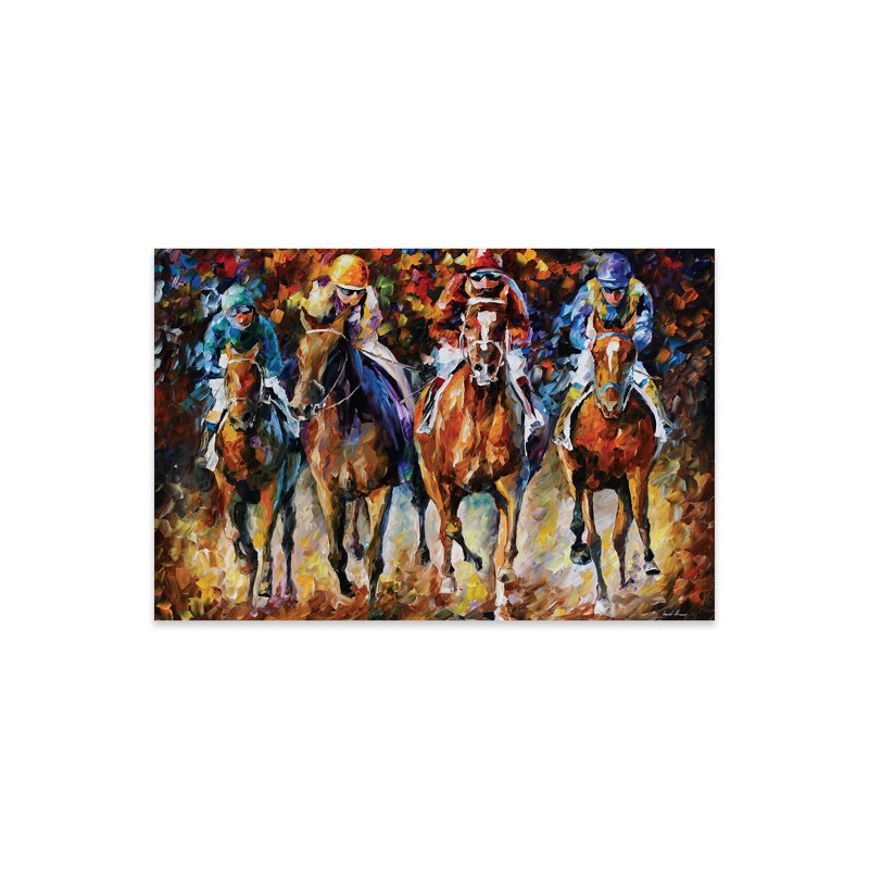 «Follow the leader» sur peinture plastique / acrylique