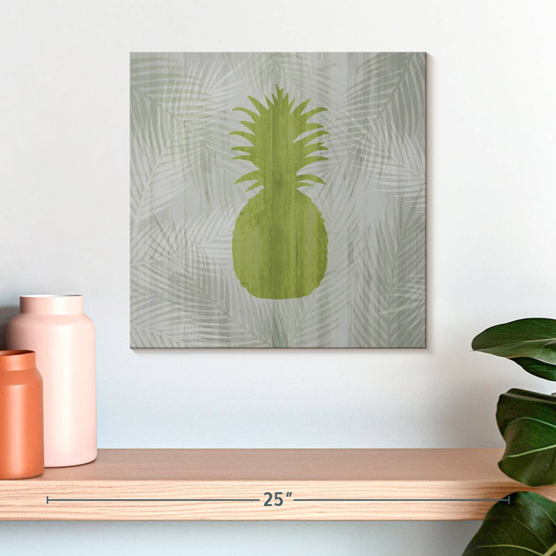 Ananas vert Yarlin, H 16 po x l 16 po