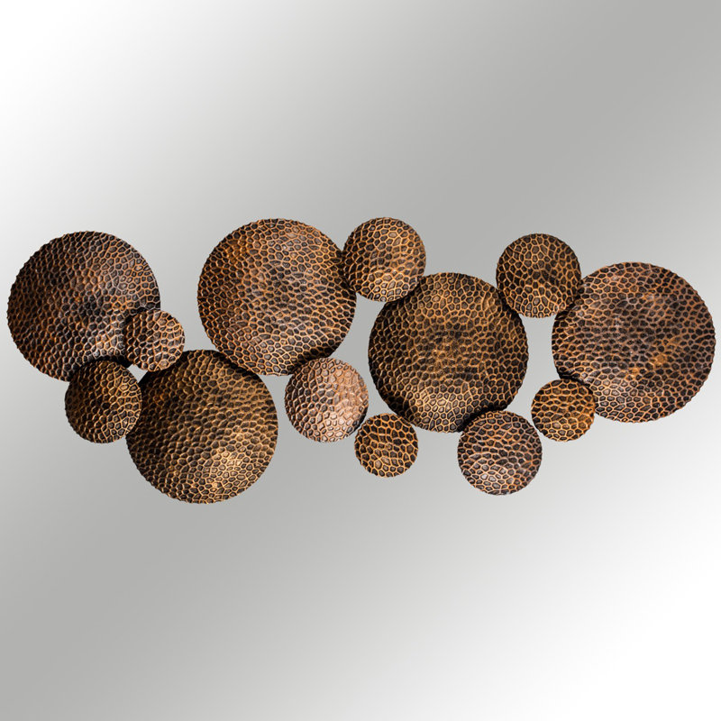 Handmade Boho Abstract Wall Decor on Metal
