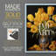 Reproduction encadrée FLORAL Series DCCXCVIII - bois massif-200735677-200735678