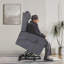 Fauteuil large en velours 27,6 po Rajiya