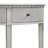 Distinctive Features Of Pine Veneer Console Table With Vertical Stripe Drawer Fronts And Four Legs-455069597