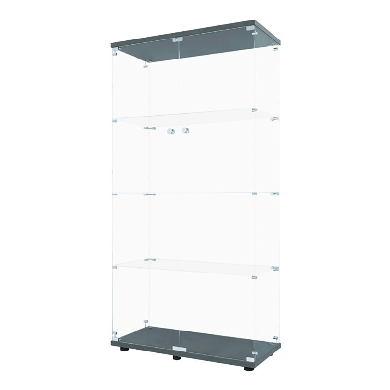 Armoire de rangement à 4 tablettes Dimitrinka, Noir
