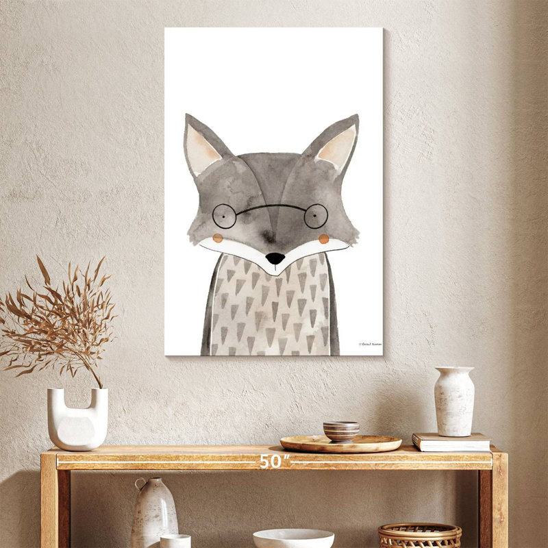 Freida The Fox, 39" H x 26" W