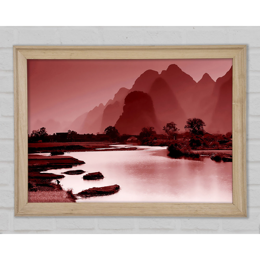 Red Mountain Paradise Gerahmter Druck