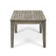 Table d'appoint durable en bois d'acacia avec une conception discrète, parfaite pour les espaces extérieurs compacts et les décors modernes.