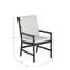 Newport Patio Dining Armchair with Cushions-63361393-70040008-84544961