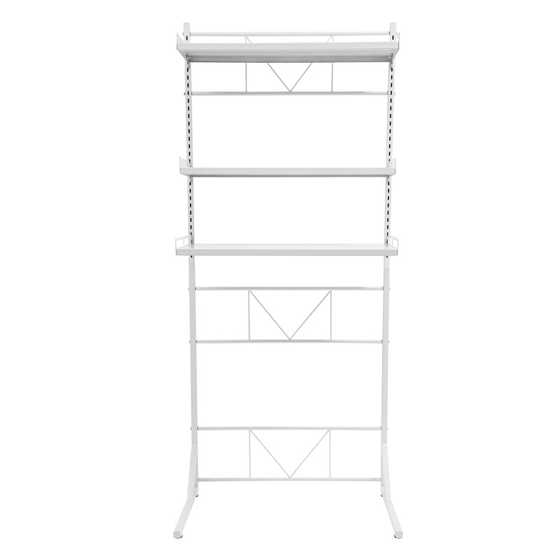 Multi-Functional Laundry Room Storage Shelf, White