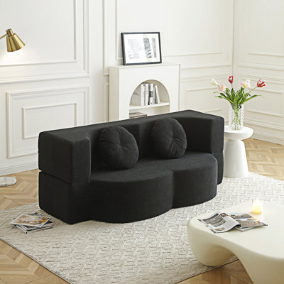Canapé-lit pliant avec coussin