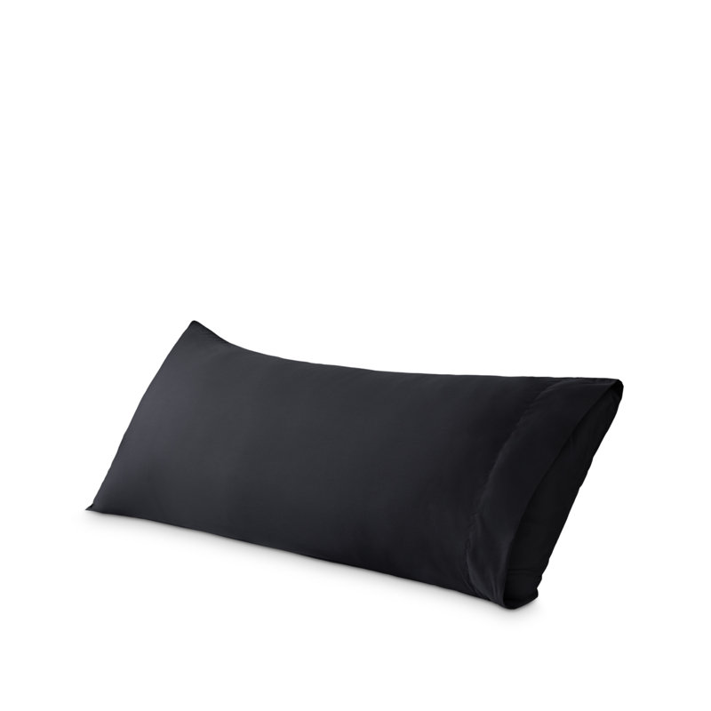 Fermeture de l'enveloppe du coussin en microfibre, Noir