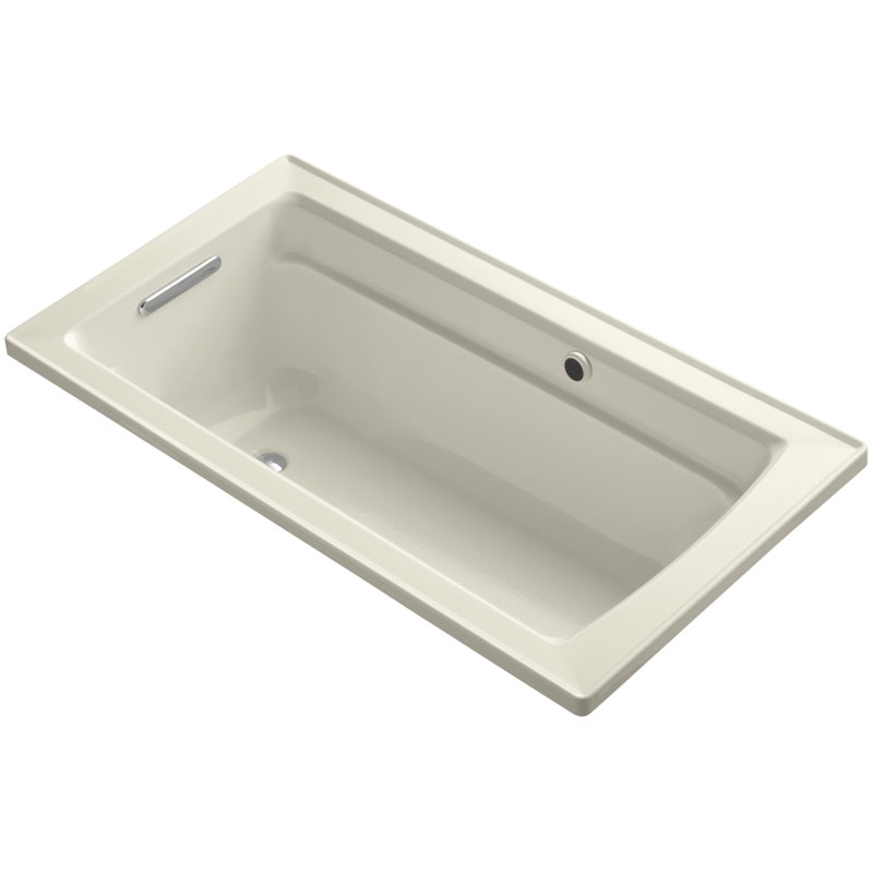 Archer 60" x 32" Soaking Bathtub, Almond