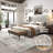 Modern Abstract Non Slip Washable Area Rug(Brown)-69700134