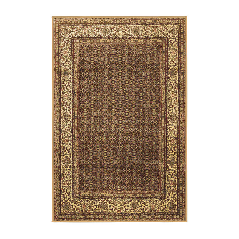 Tapis brun traditionnel Traditional 1579, Rectangle de 5 pi x 8 pi