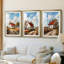LANDSCAPES Series CIV - Impression personnalisée de qualité supérieure avec mat - 3 pièces-237635321