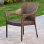 Chaise d'extérieur en résine, 52637,00MBRN KD MP4